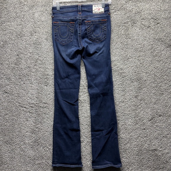 True Religion Denim - True Religion Becca Mid-Rise Bootcut Jeans Size 26x32 Blue Denim Stretch Classic